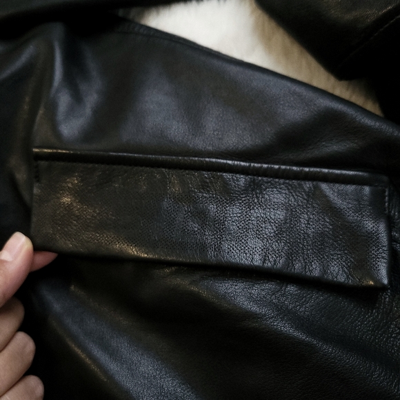 Versace Collection Greca Lamb Leather Bomber Jacket - Picture 7 of 9